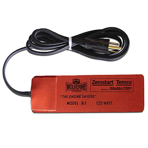300 Watts 8/½ x 14/½ Reservoir and Hydraulic Fluid Heater Transmission Fluid Zerostart 3400110 Silicone Pad Heater Engine Oil 120 Volts